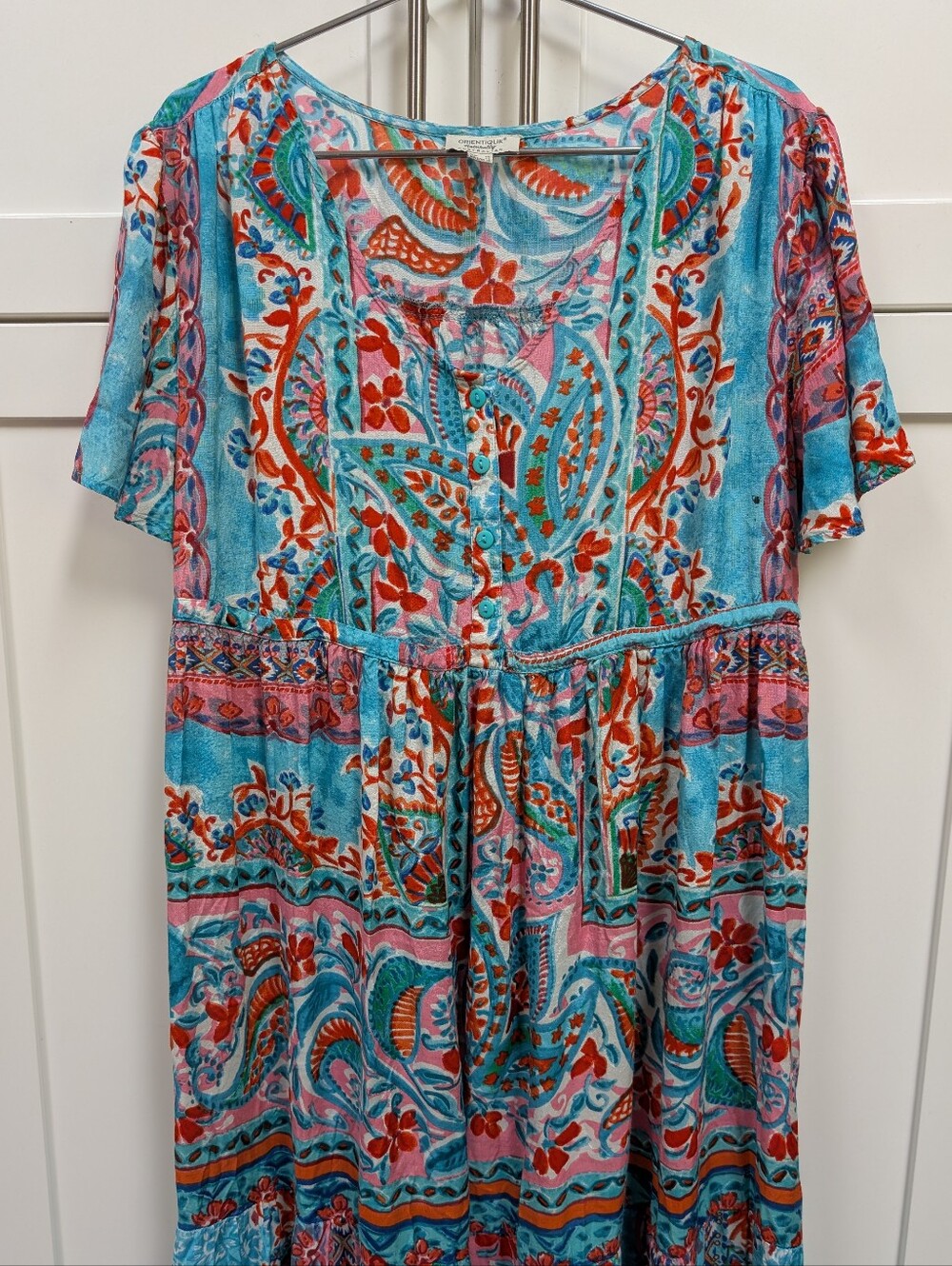 Orientique Paisley Maxi Dress